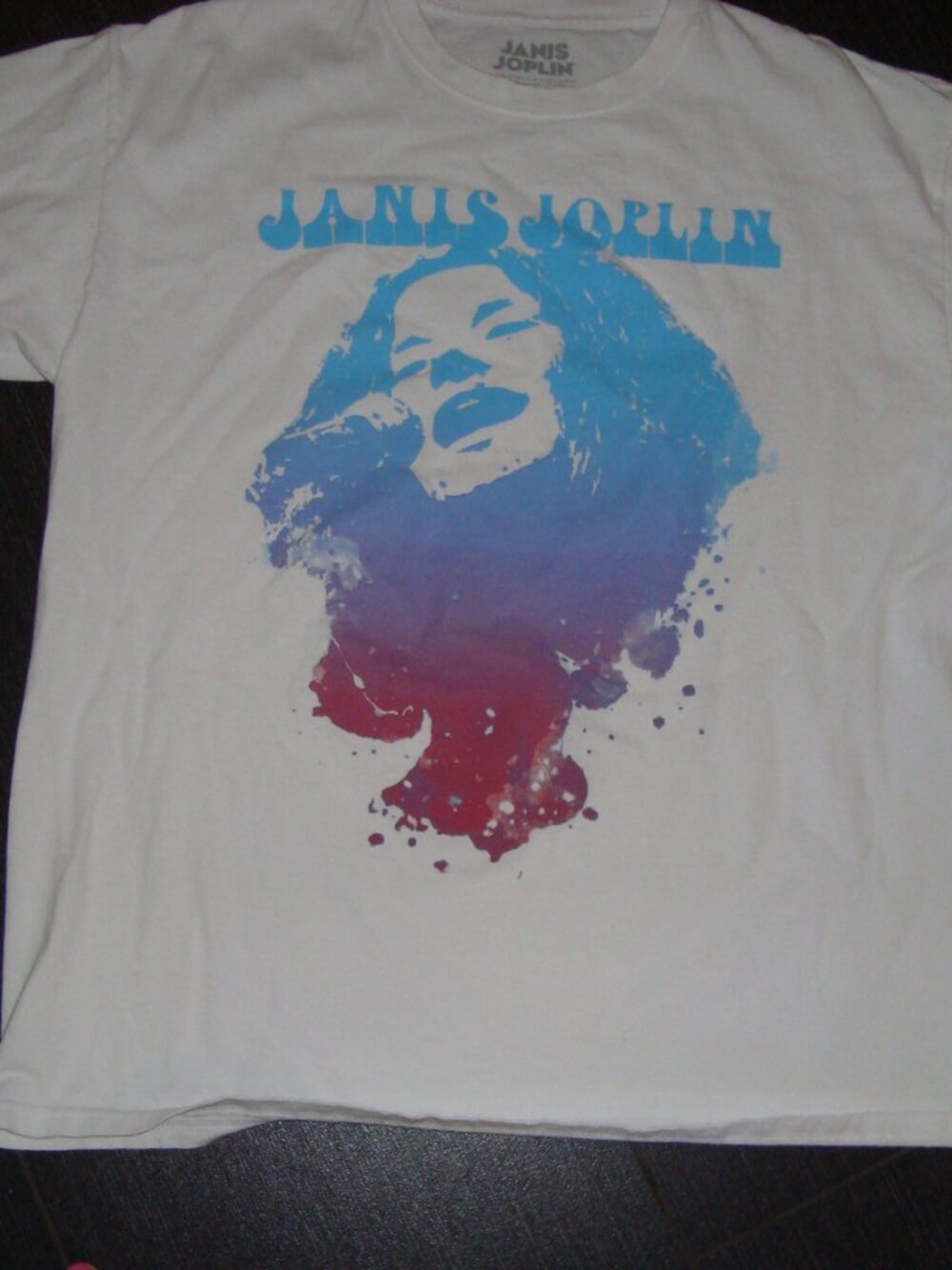 Janis Joplin T-Shirt Short Sleeve Size XL
